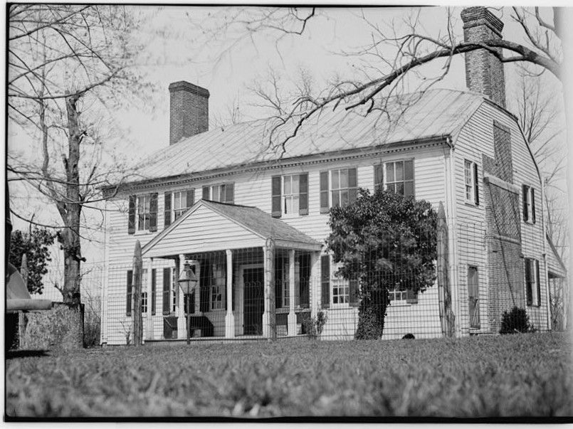 Front Elevation (West). Photo credit: Frederick Nichols, HABS/Library of Congress, 1936