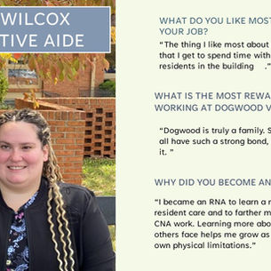 Rehab Spotlight: Devon Wilcox, RNA, CNA