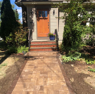 Front Walk and Side Garden Walks Project