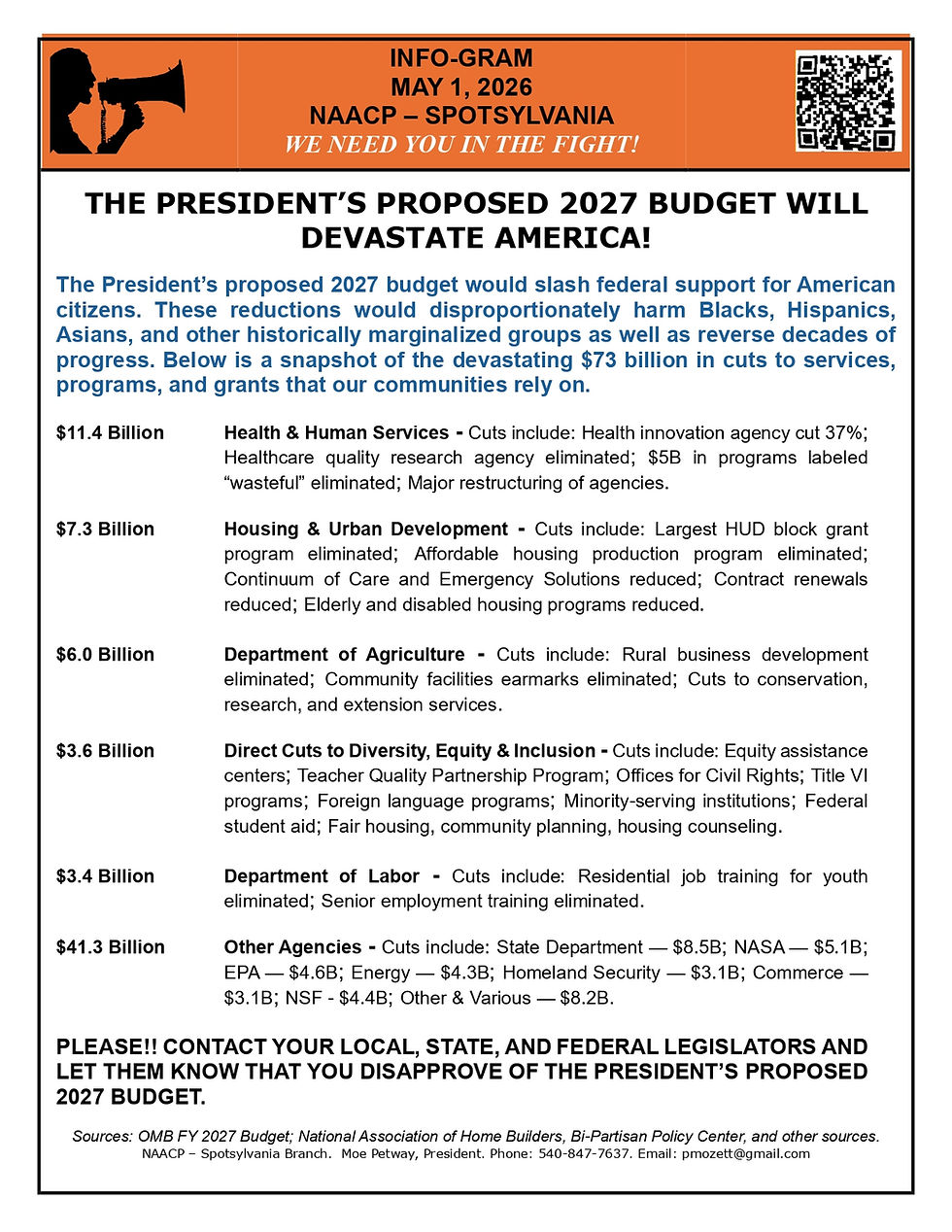 NAACP - SPOTSYLVANIA INFO-GRAM, MAY 1, 2026