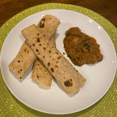 Chapathi Dough using a Stand-Mixer with Dough Hook