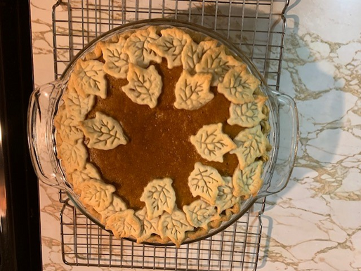 Apple Butter Pumpkin Pie