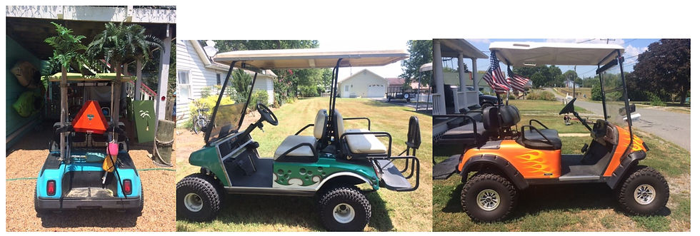 Earth (palm trees!), Water and Fire