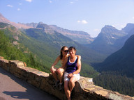 With My Daughter in Glacier National Park