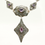 Thumbnail: Sterling Silver Victorian Amethyst Gemstone Necklace