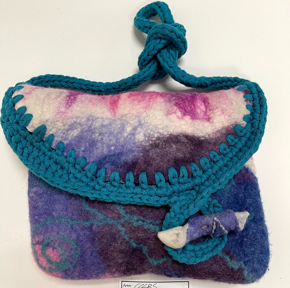 Thumbnail: Super Nova Hand Felted Purse