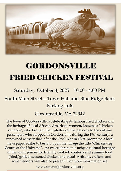 Gordonsvill Fried Chicken Festival
