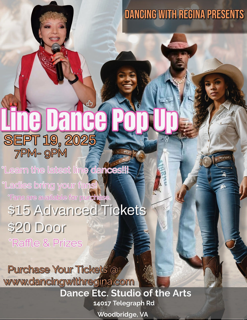Line Dance Pop Up