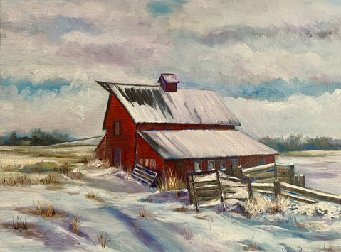 Lois Baird _Cold of Winter_ 9 x 12 oil $275.jpg