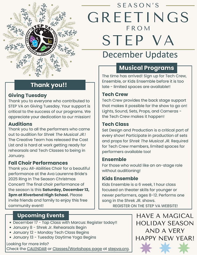 December STEP VA Updates.png