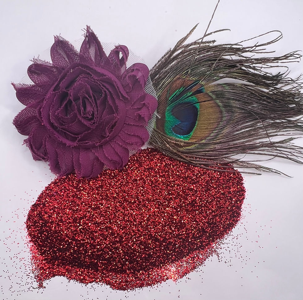 Thumbnail: Ruby Slippers - Red Metallic Glitter