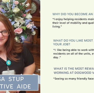 Rehab Spotlight: Melissa Stup, RNA, CNA