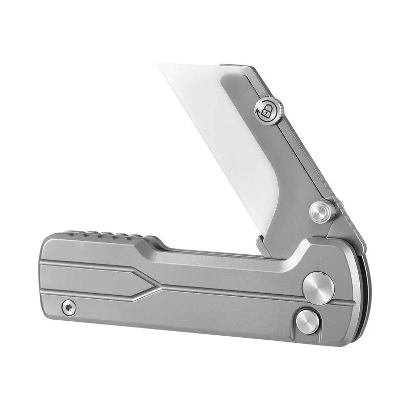 Thumbnail: Oknife U1 Ultra Titanium Pocket Folding Utility Knife with Ceramic Blade