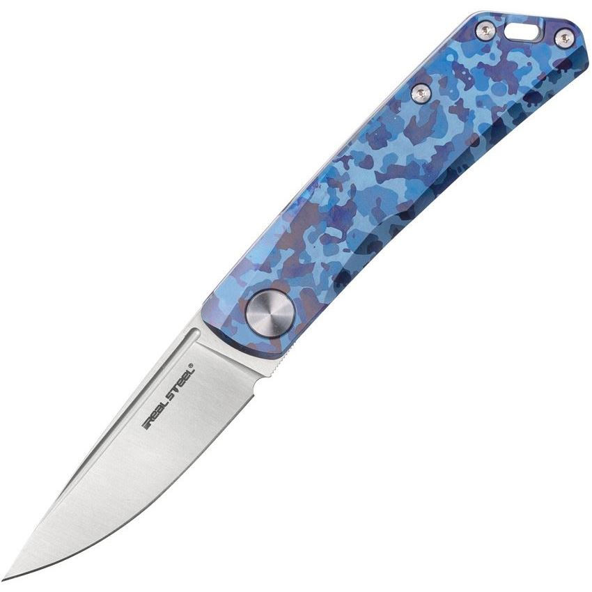 Thumbnail: Real Steel 7001TC04B Luna Tc Knife Blue Handles