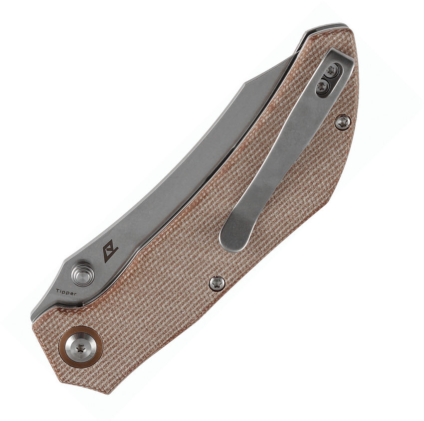 Thumbnail: Tenable Knives Tipper Linerlock Brn Mic