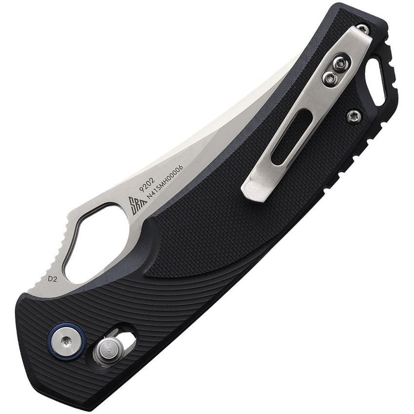 Thumbnail: SRM 9202 Folding Knife Ambi-lock D2 Steel Lightweight