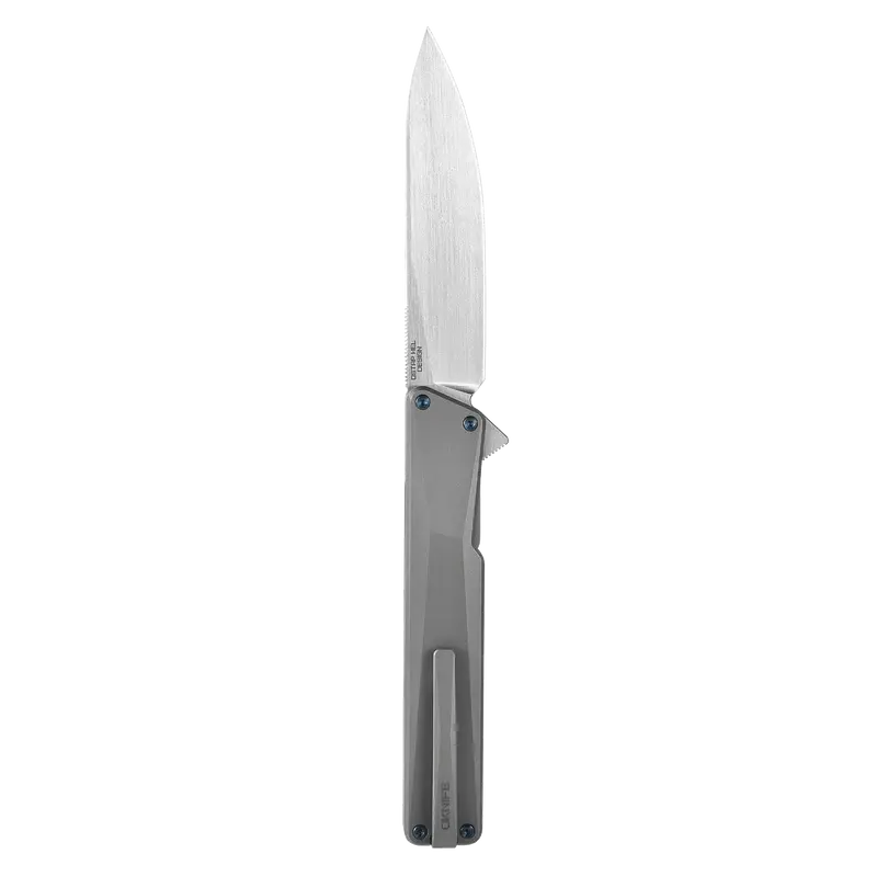 Thumbnail: Oknife AION Titanium Handle M390 Blade Flipper Folding Pocket Knife