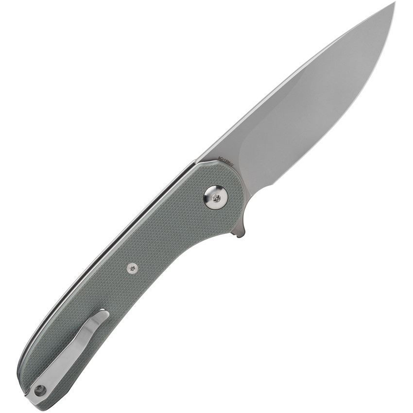 Thumbnail: Ferrum Forge 009Y Gent 2.0 Linerlock Knife with Gray Handles