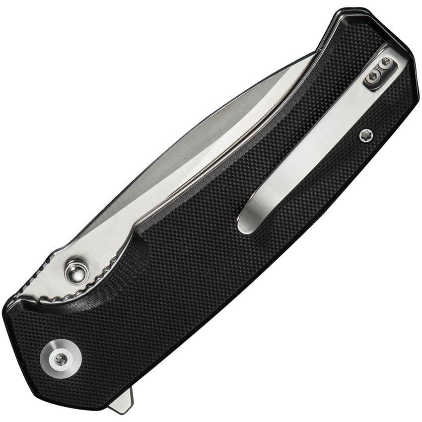 Thumbnail: SenCut 240251 Skarnax Drop Point Linerlock Knife Black G10 Handles