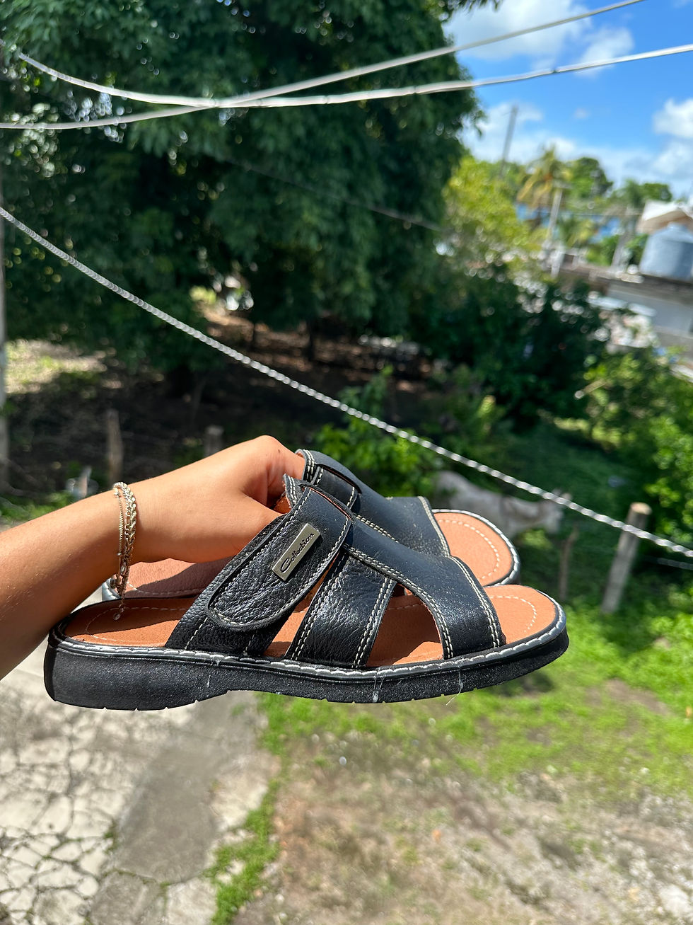 Thumbnail: Black Leather Sandles