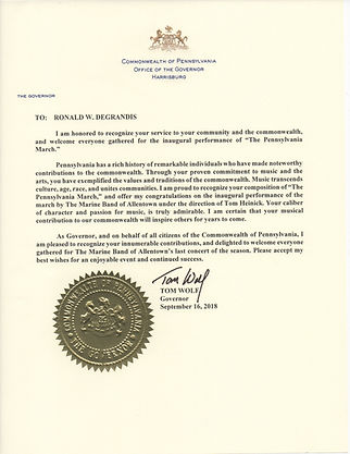PA Governor Wolf Proclamation