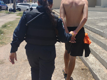 Patrulha Maria da Penha da GMN prende homem em flagrante após agressão e descumprimento de medida pr