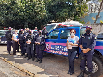 Patrulha Maria da Penha realiza blitz no dia Internacional da Mulher na Zona Norte de Natal