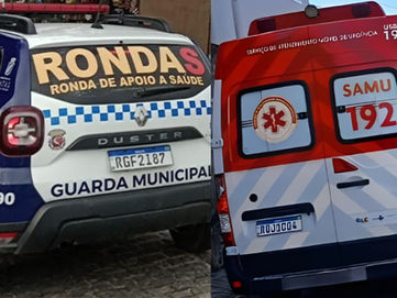 Homem em surto armado com faca se tranca em casa e é contido pela GMN em apoio ao SAMU no Planalto