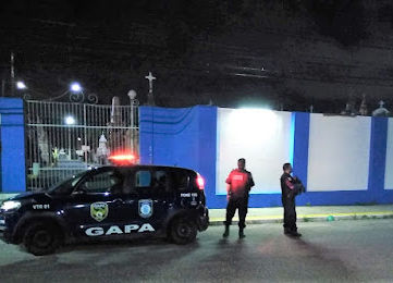 GMN reforça rondas no cemitério do Alecrim para inibir furto e vandalismo