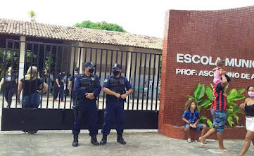 Guarda garante segurança e organização na distribuição de cestas em escolas de Natal