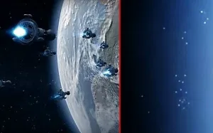 ESCONDENDO/SEGREDOS: A NASA grava uma Enorme Frota de OVNIs entrando na atmosfera da Terra