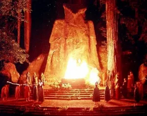 Por que as elites participam do sacrifício de crianças no bosque Bohemian Grove?