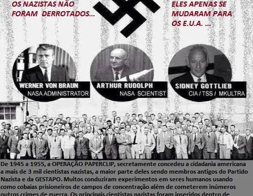 OPERAÇÃO PAPERCLIP, o nazismo invadiu os EUA