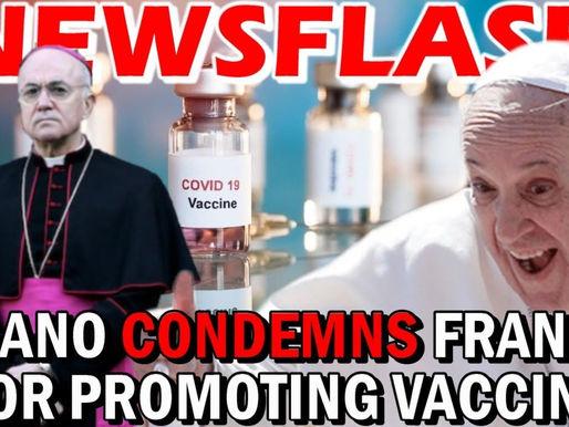 O Arcebispo Mario Viganò critica o papa Francisco pela Promoção da Vacina COVID-19