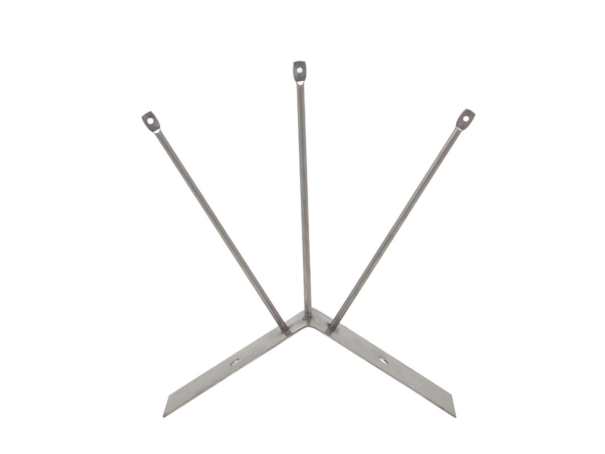 Supporto Triangolare a Tetto con 3 Pali