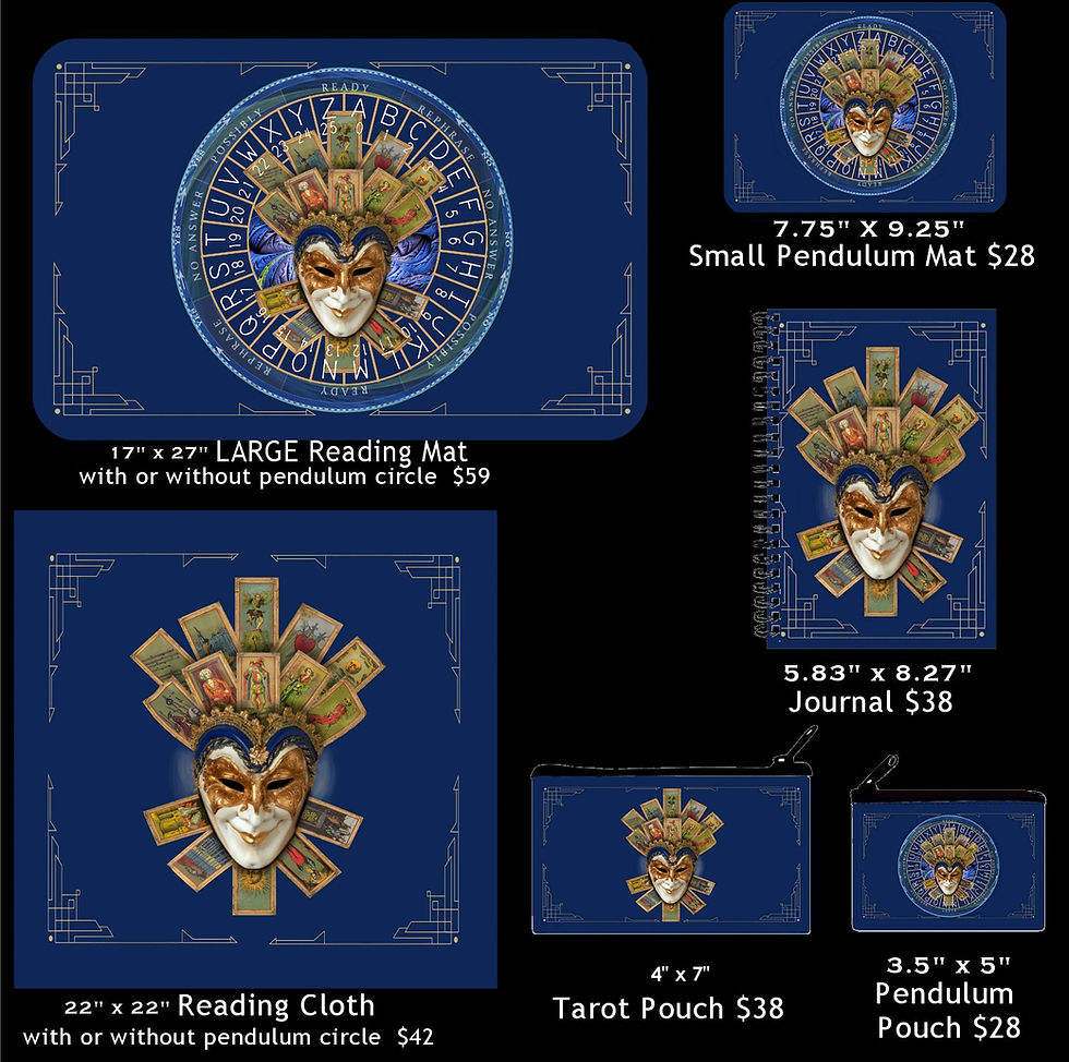 Thumbnail: Harlequin Tarot/Pendulum Set