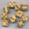 Dice in Bone Casting