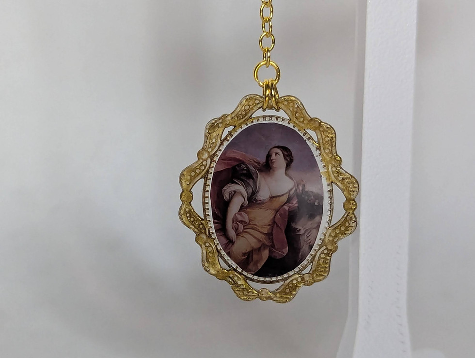 Thumbnail: Art Slide Earrings - Ribbon Frame