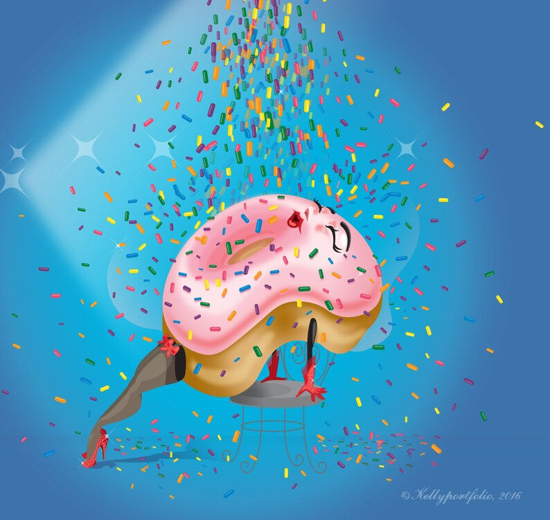 Thumbnail: What A Feeling - Sprinkles Print by Kitschy Delish 8" x 10"