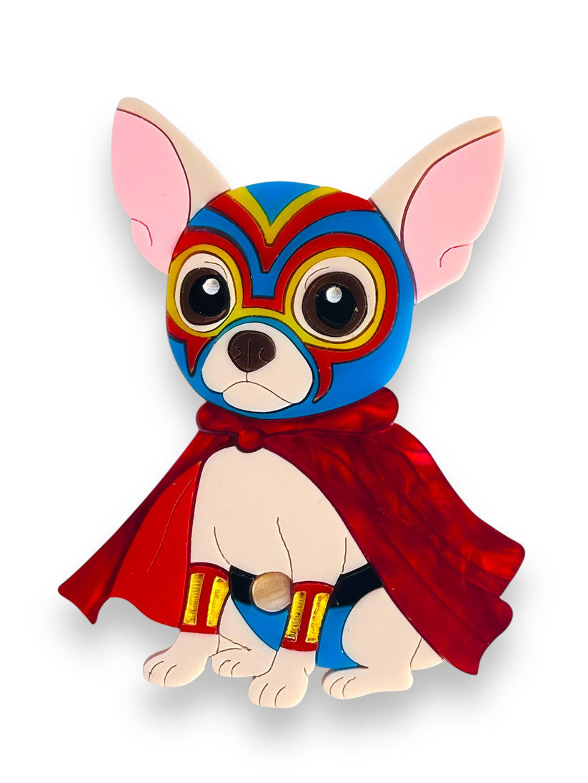 Mariachi Luchador Brooch