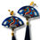Thumbnail: Dragon Fan Drop Earrings with Tassels