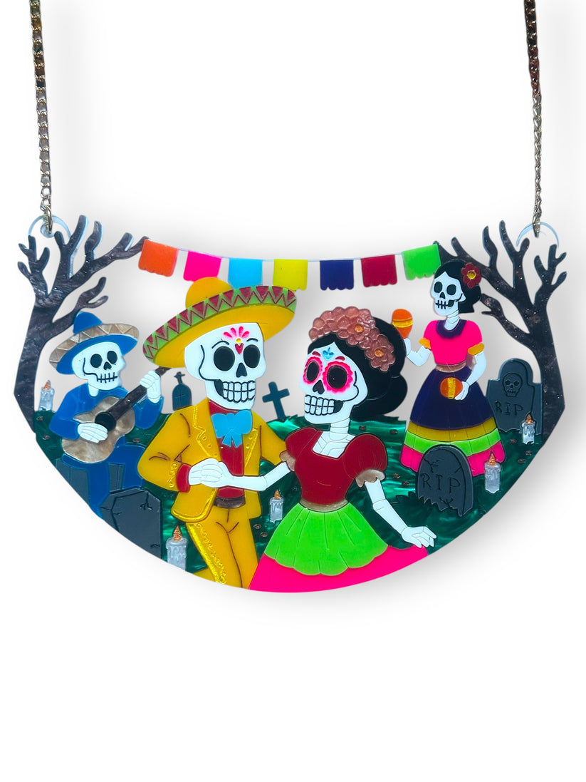 Thumbnail: Dance Party at the Cemetery Necklace 