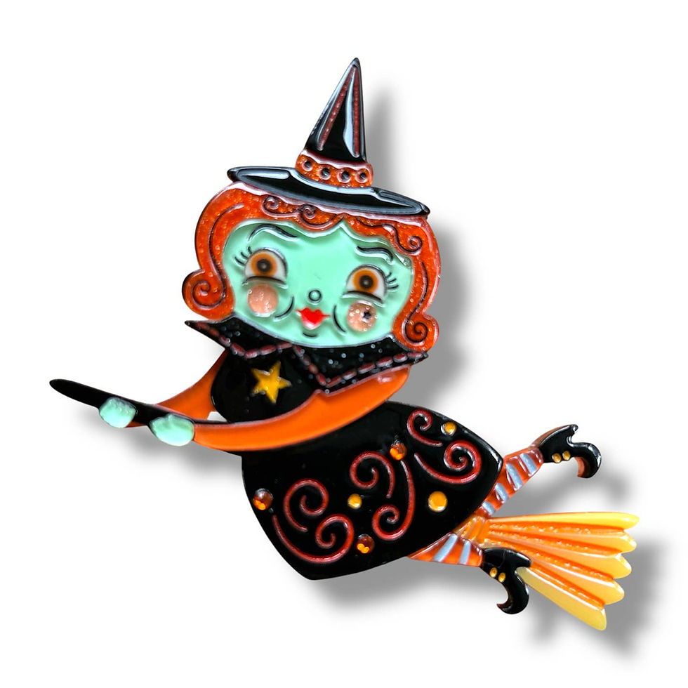 Broomhilda Brooch