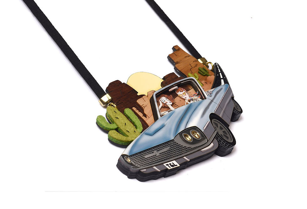 Thumbnail: Thelma and Louise Necklace