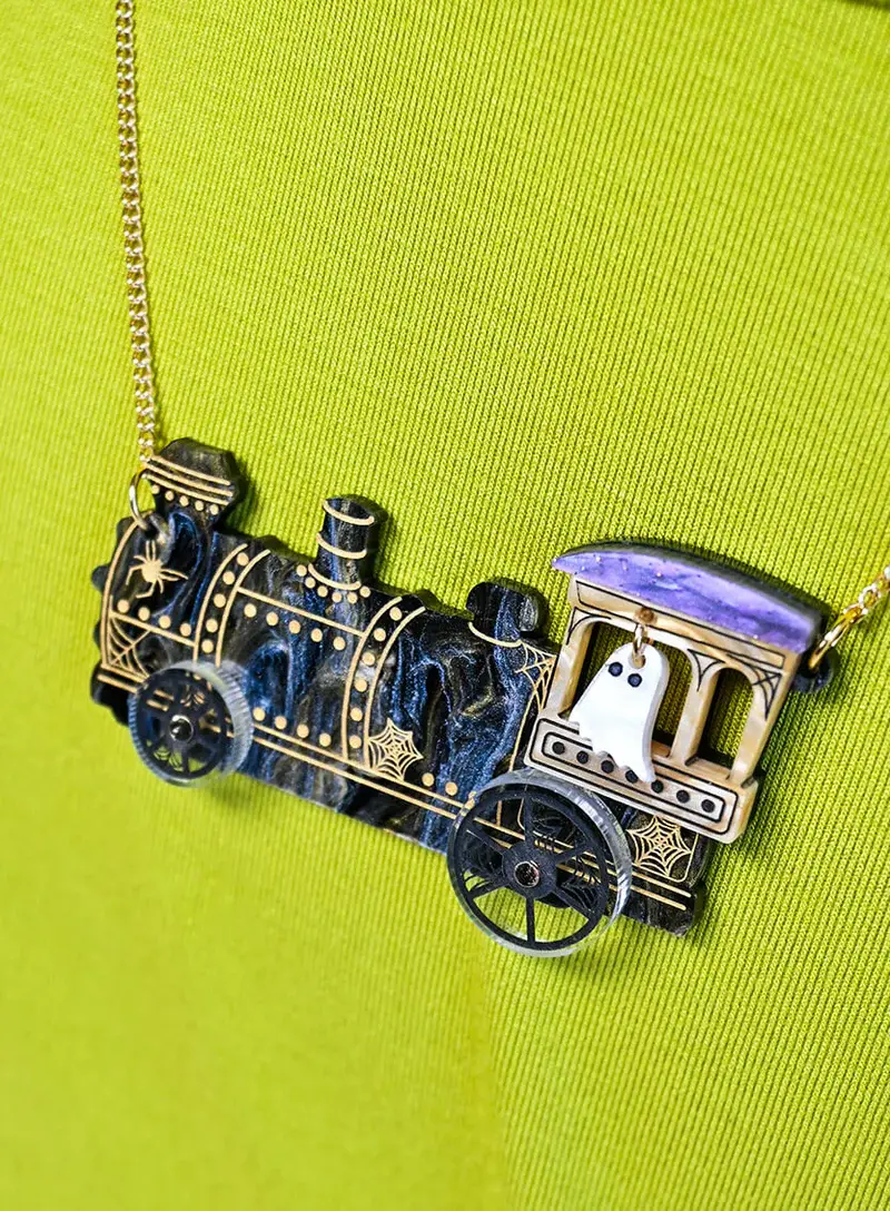 Thumbnail: Ghost Train Necklace
