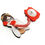 Thumbnail: Girl on the Phone Brooch - Red