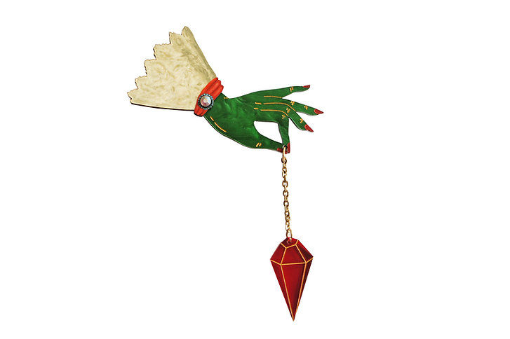 Witch Pendulum Brooch