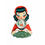 Thumbnail: Girl with Snow Globe Brooch