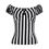 Thumbnail: Dolores Black and White Halloween Top by Collectif (Size 8)