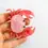 Thumbnail: Crabby Brooch in Pink Marble by Coup de Colere